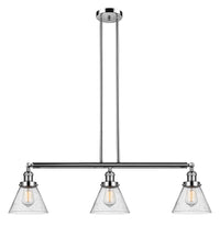 Cone 40-Inch 3-Light Stem-Hung Island Light