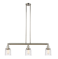 Bell 38-Inch 3-Light Stem-Hung Island Light