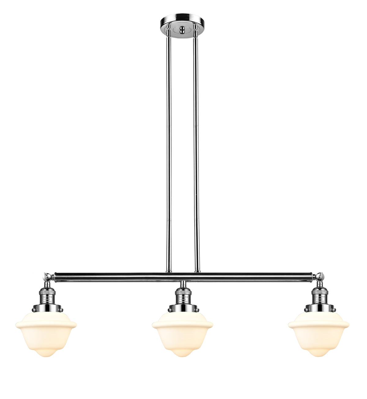 Oxford 40-Inch 3-Light Stem-Hung Island Light