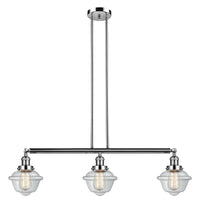 Oxford 40-Inch 3-Light Stem-Hung Island Light