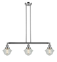 Oxford 40-Inch 3-Light Stem-Hung Island Light
