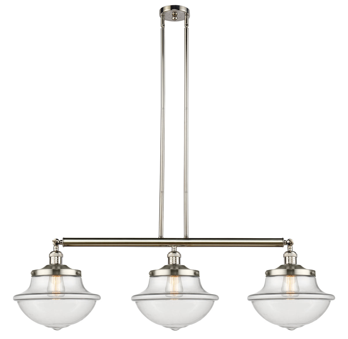 Oxford 42-Inch 3-Light Stem-Hung Island Light