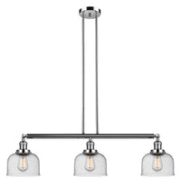 Bell 41-Inch 3-Light Stem-Hung Island Light Sloped-Ceiling Compatible