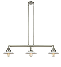 Halophane 41-Inch 3-Light Stem-Hung Island Light