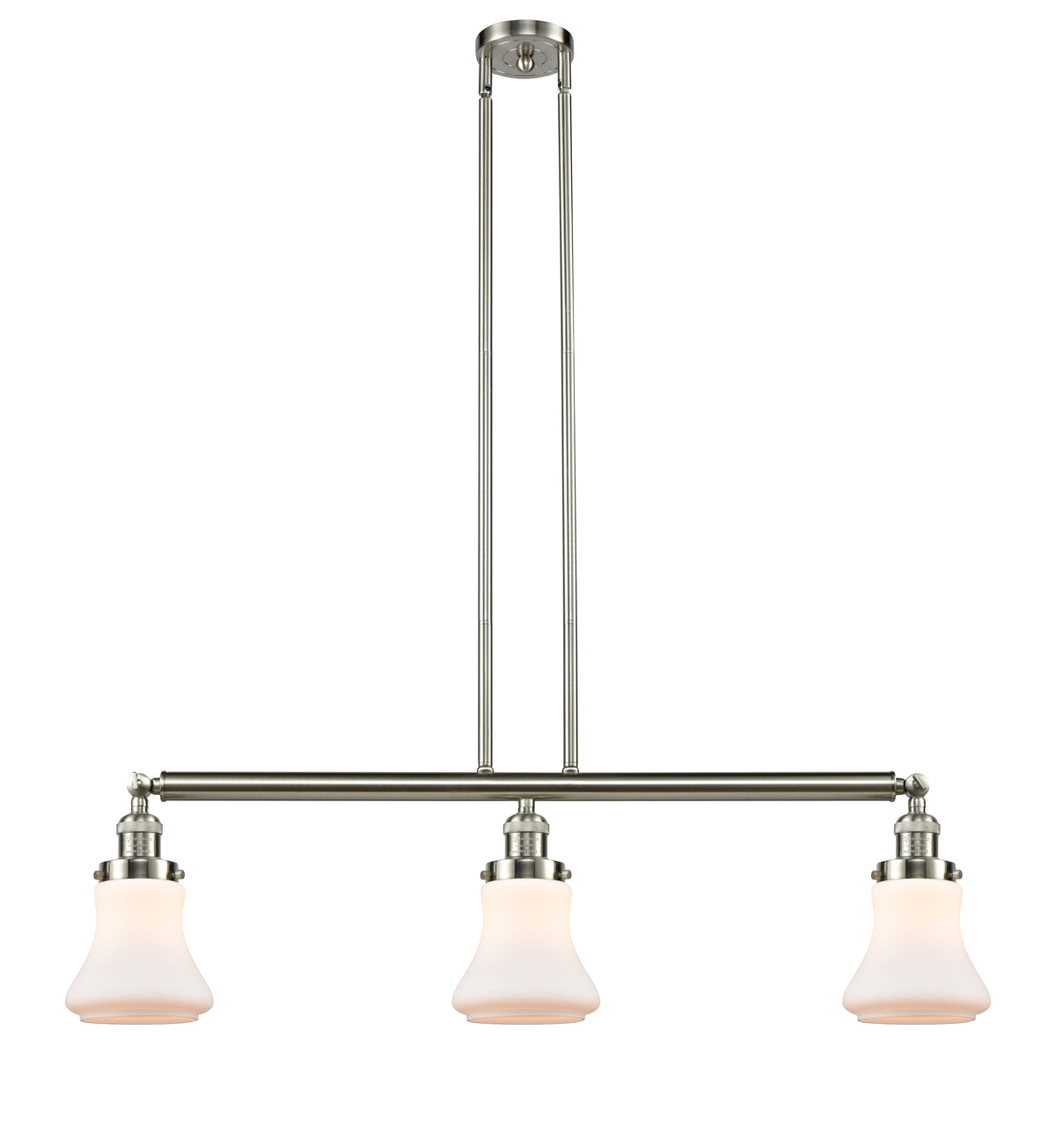 Bellmont 39-Inch 3-Light Stem-Hung Island Light with LED Bulbs
