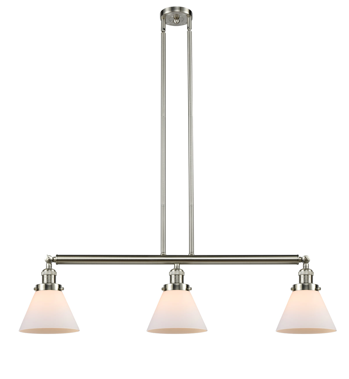 Cone 40-Inch 3-Light Stem-Hung Island Light