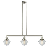 Oxford 40-Inch 3-Light Stem-Hung Island Light
