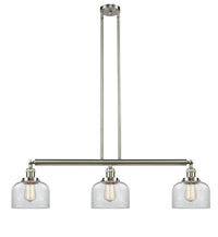 Bell 41-Inch 3-Light Stem-Hung Island Light Sloped-Ceiling Compatible
