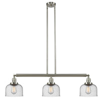 Bell 41-Inch 3-Light Stem-Hung Island Light Sloped-Ceiling Compatible