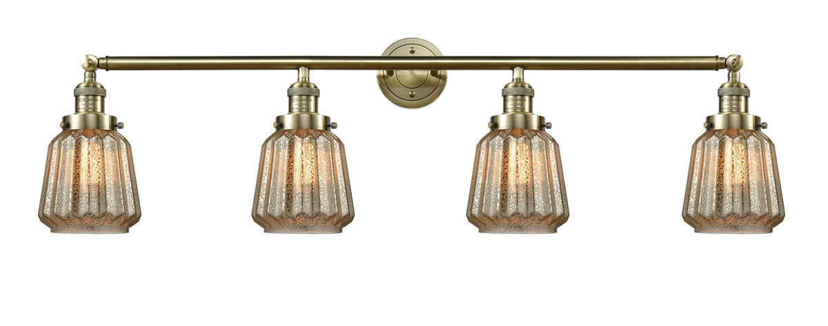 Chatham 42-Inch 4-Light Bath Vanity Light with LED Bulbs