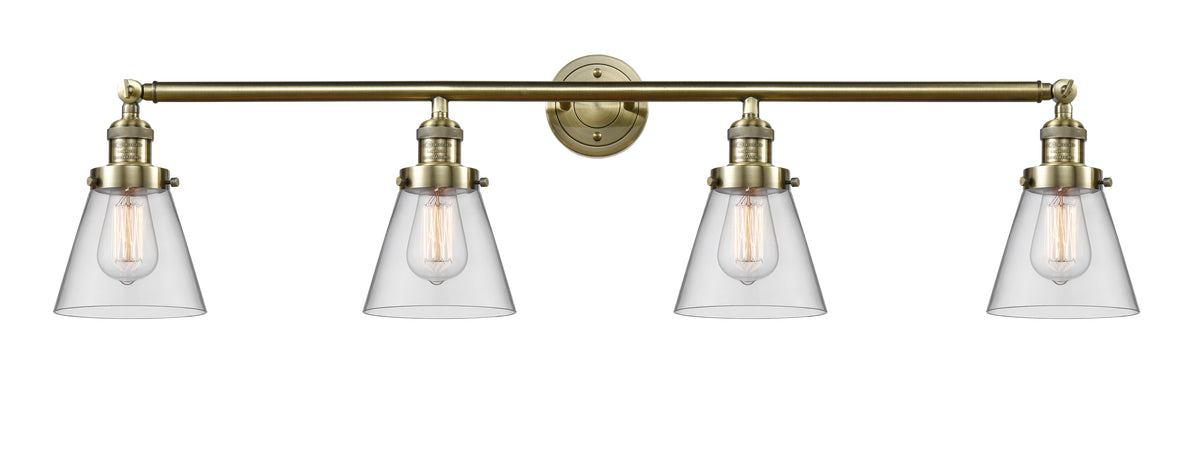 Cone 42-Inch 4-Light Bath Vanity Light with LED Bulbs