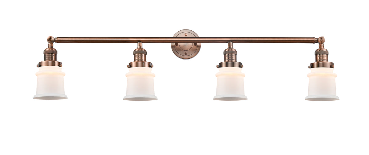 Canton 42-Inch 4-Light Bath Vanity Light 5.25-Inch Shade