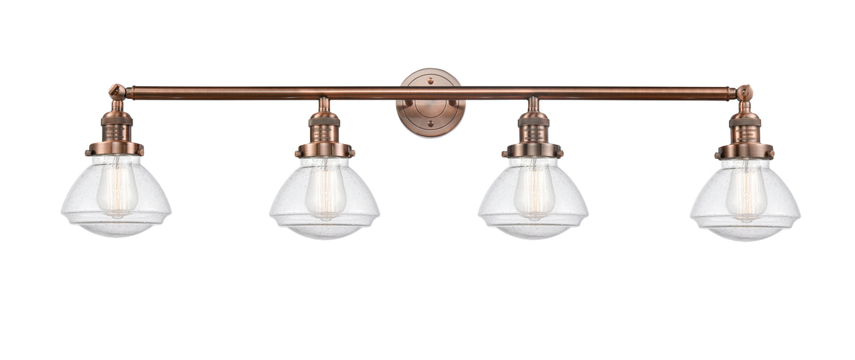 Olean 43-Inch 4-Light Bath Vanity Light with LED Bulbs