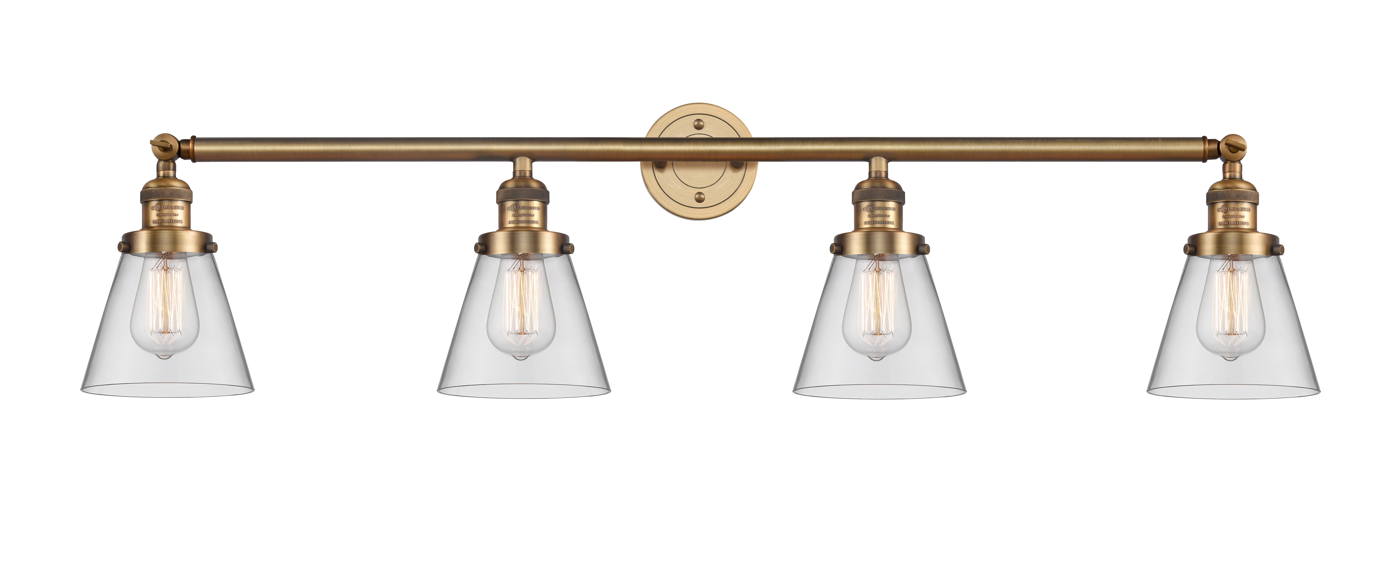 Franklin Restoration Vanity Light Cast Brass