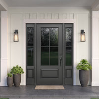 6'' Dutton Powder Coated Black 1 Light Wall Sconce