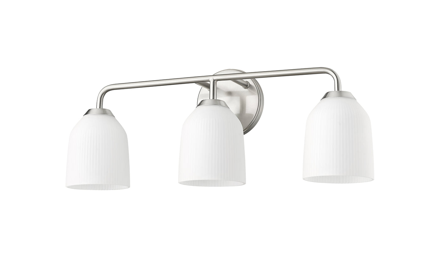 22.75'' Norah Brushed Nickel 3 Light Bath Vanity