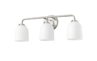 22.75'' Norah Brushed Nickel 3 Light Bath Vanity