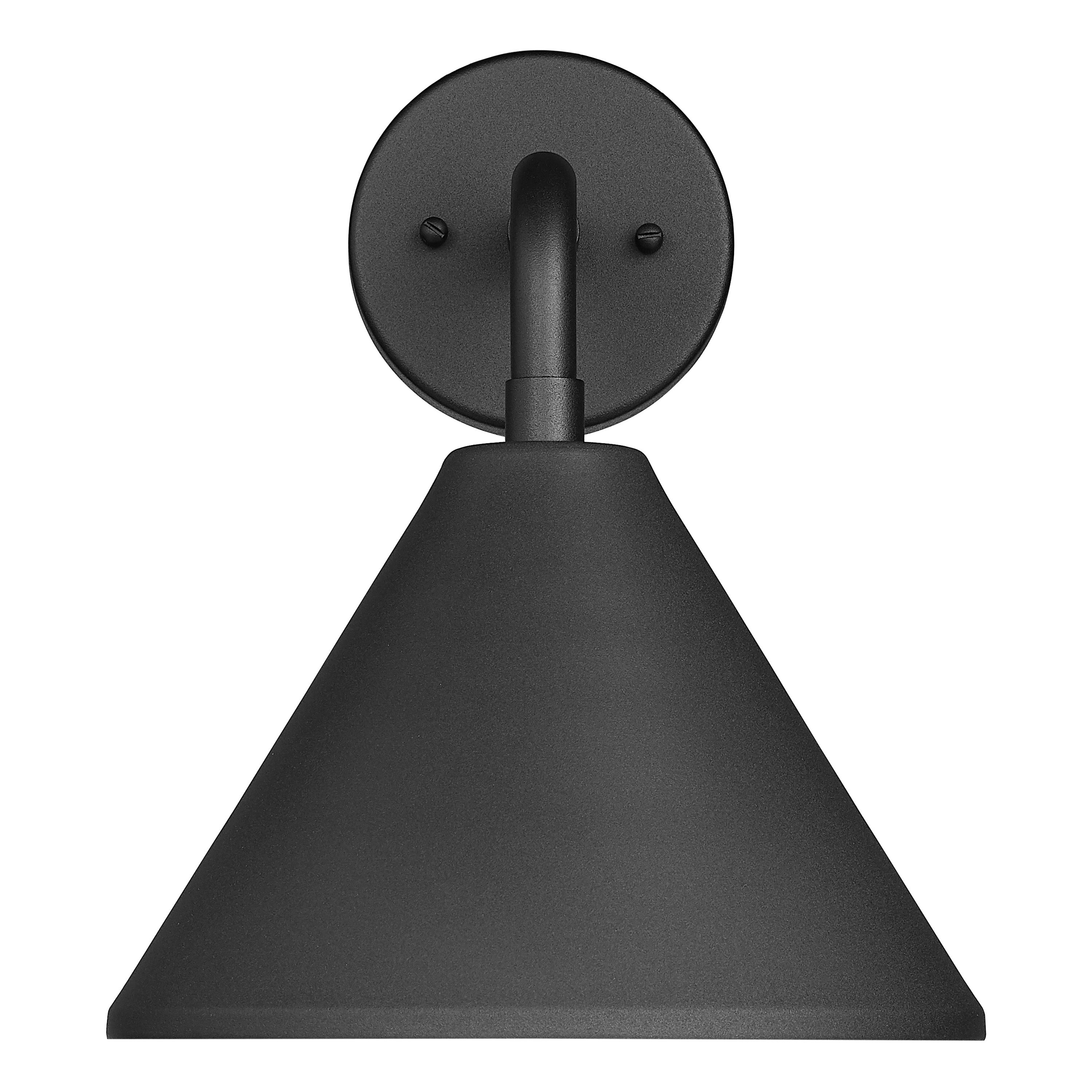 10'' Axston Textured Black 1 Light Wall Sconce