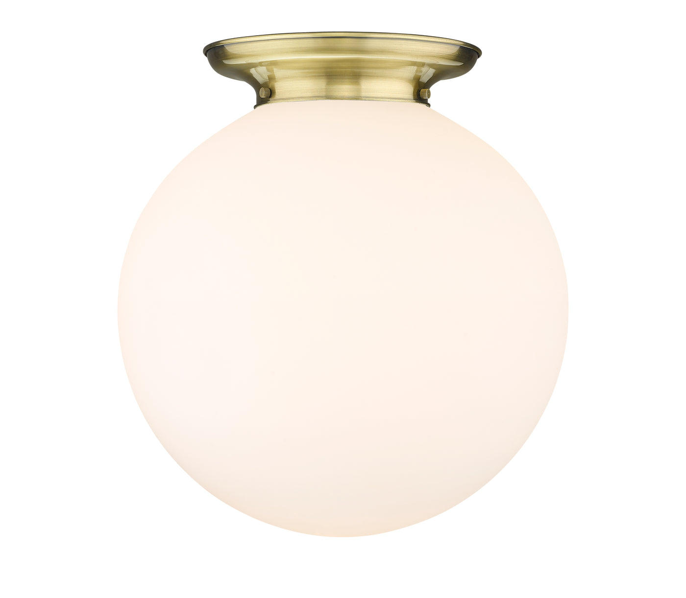Essex Flush Mount Satin Nickel 15.75 Inch