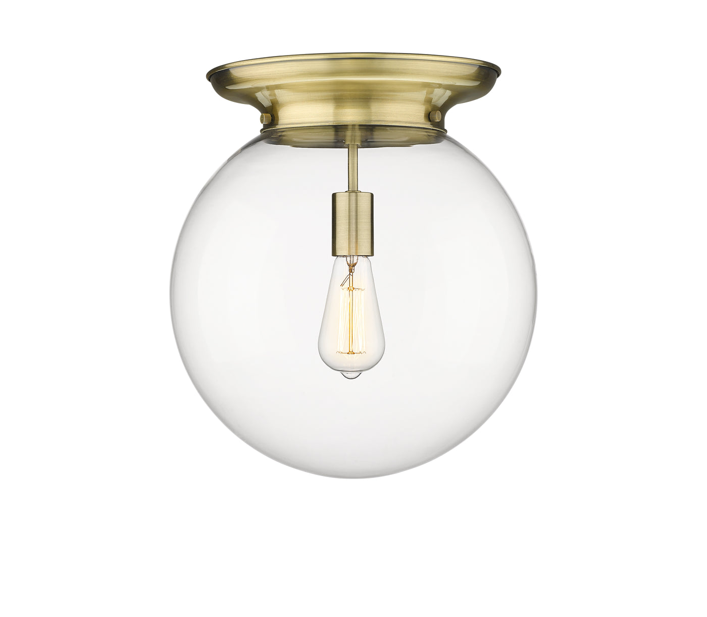 Essex Flush Mount Satin Nickel Cast Brass