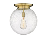 Essex Flush Mount Satin Nickel Brass