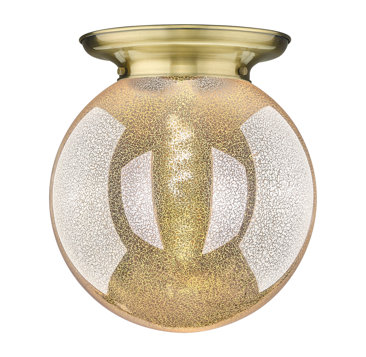 Beacon 14-Inch 1-Light Flush Mount Globe Shade