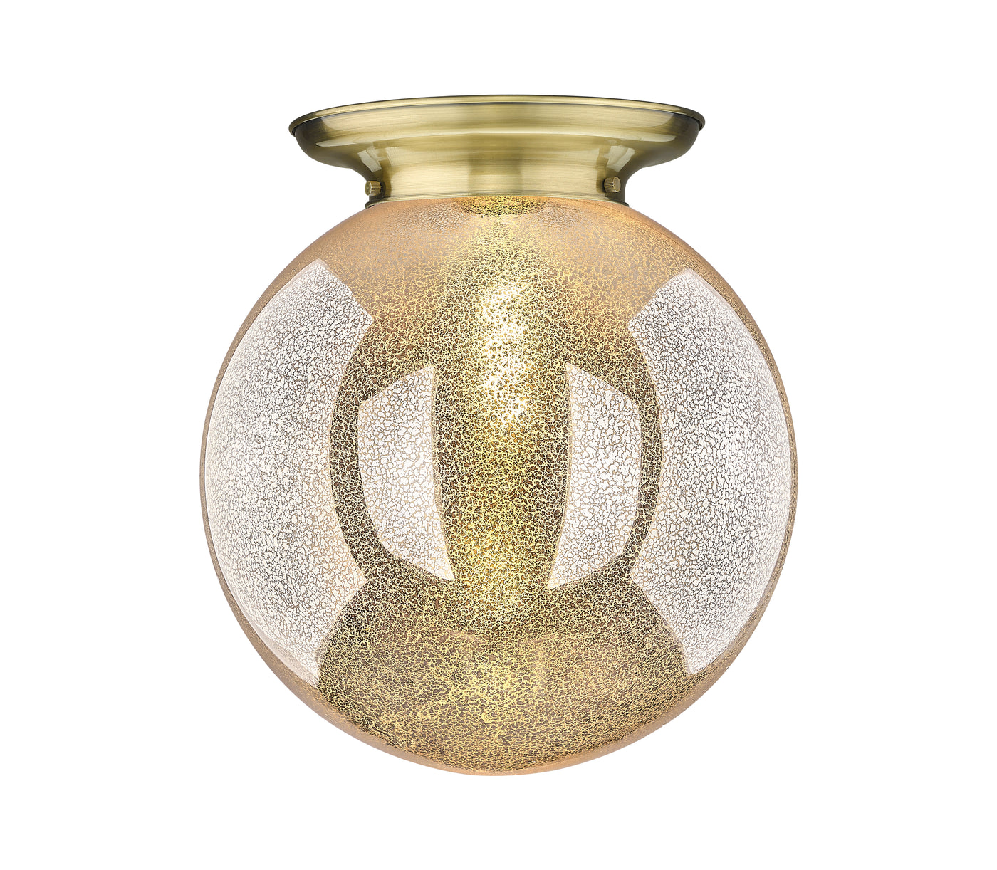 Essex Flush Mount Satin Nickel Brass