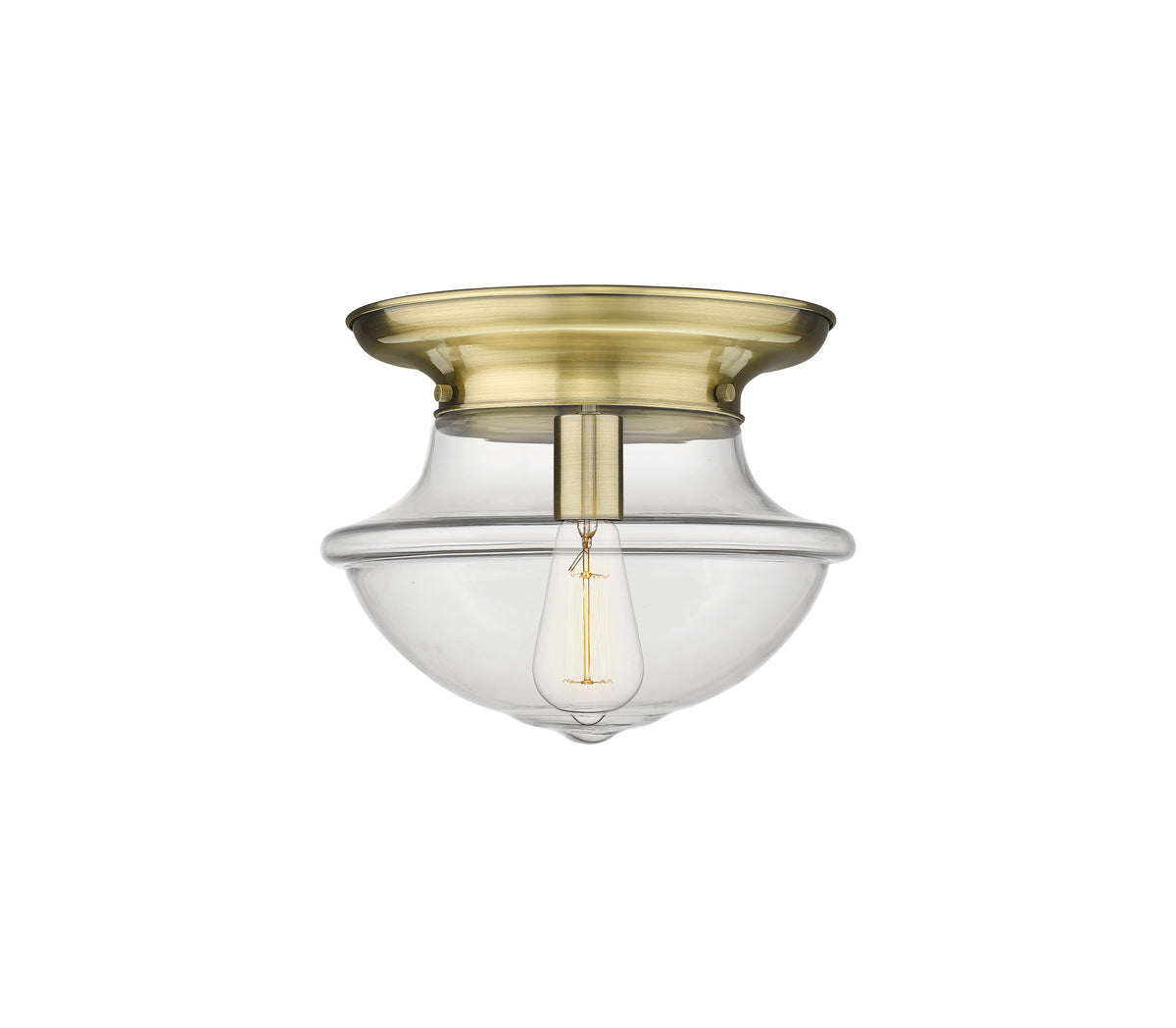 Oxford 14-Inch 1-Light Flush Mount