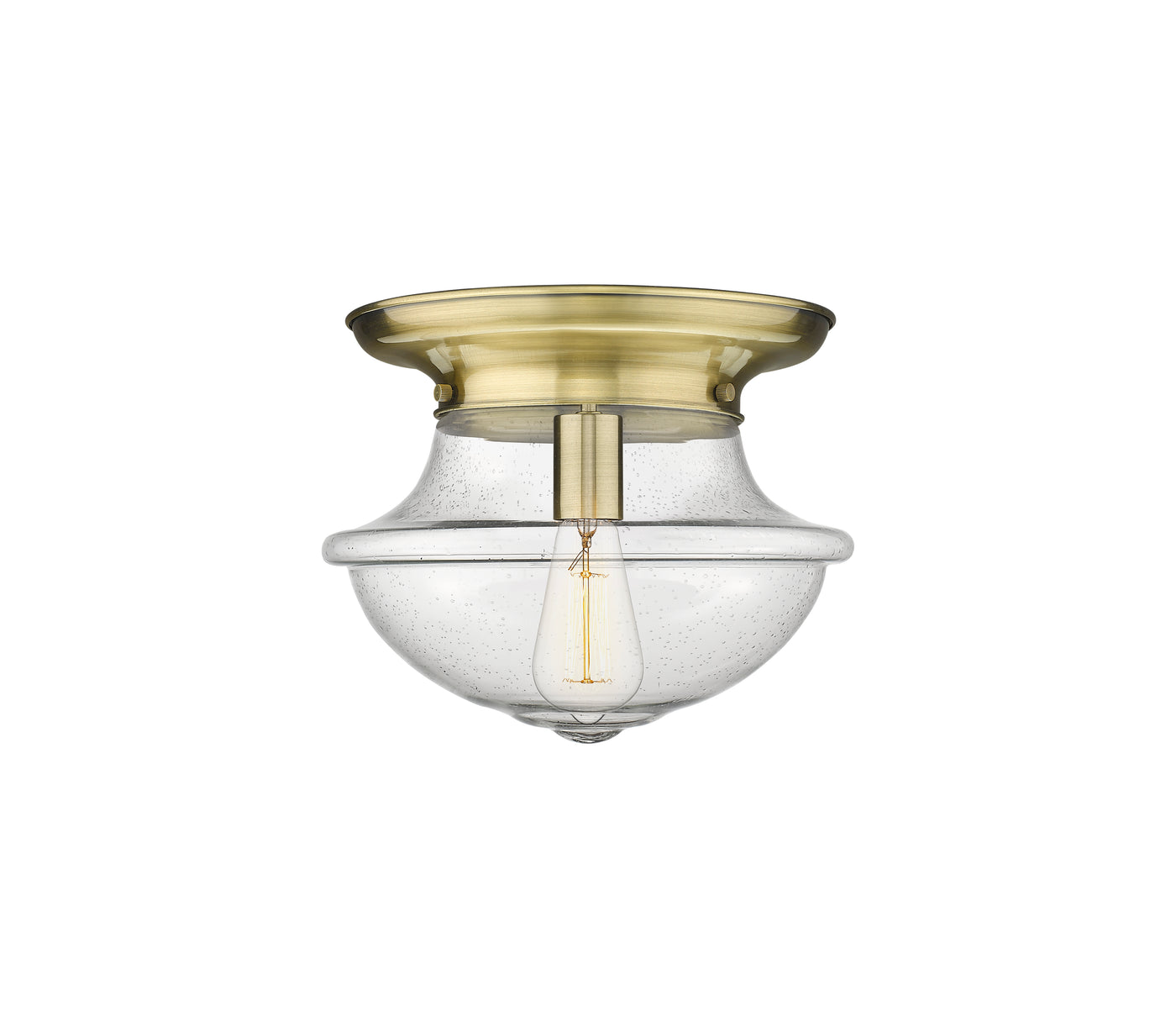 Essex Flush Mount Satin Nickel Cast Brass