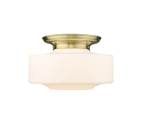 Essex Flush Mount Satin Nickel Cast Brass