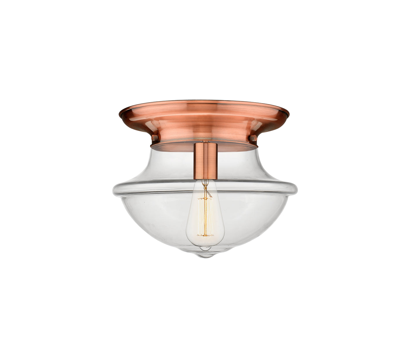Essex Flush Mount Satin Nickel Cast Brass
