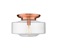 Essex Flush Mount Satin Nickel Cast Brass