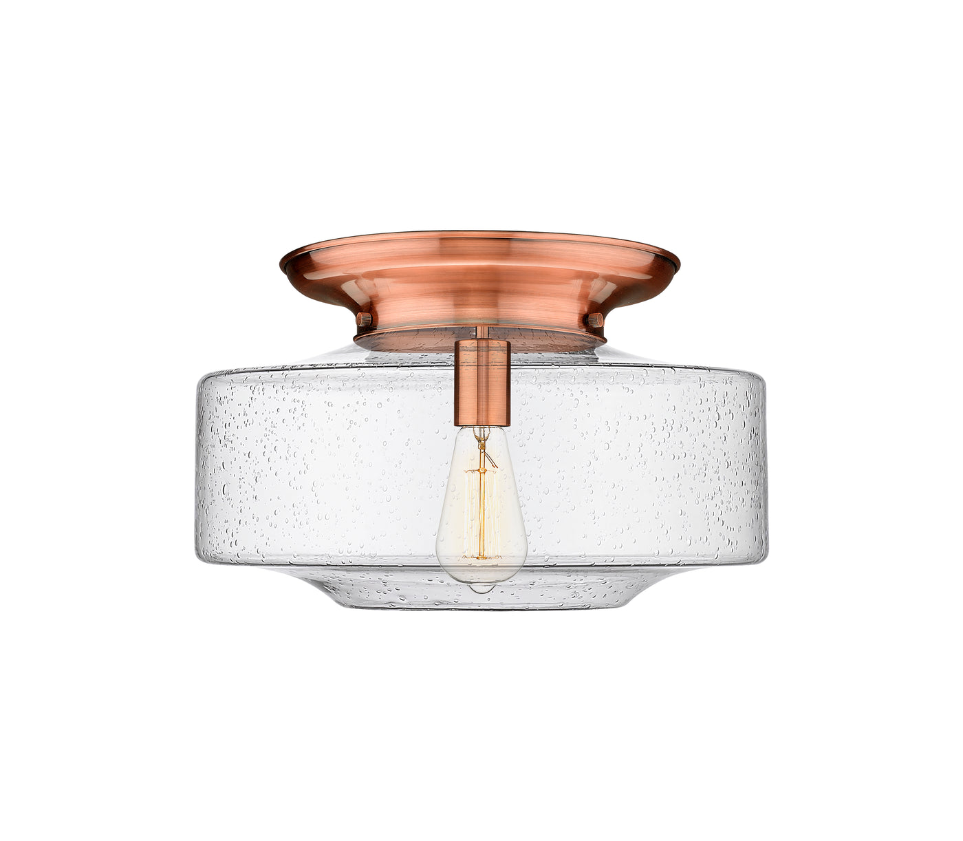 Essex Flush Mount Satin Nickel Cast Brass