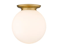 Essex Flush Mount Satin Nickel Brass