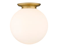Essex Flush Mount Satin Nickel 15.75 Inch