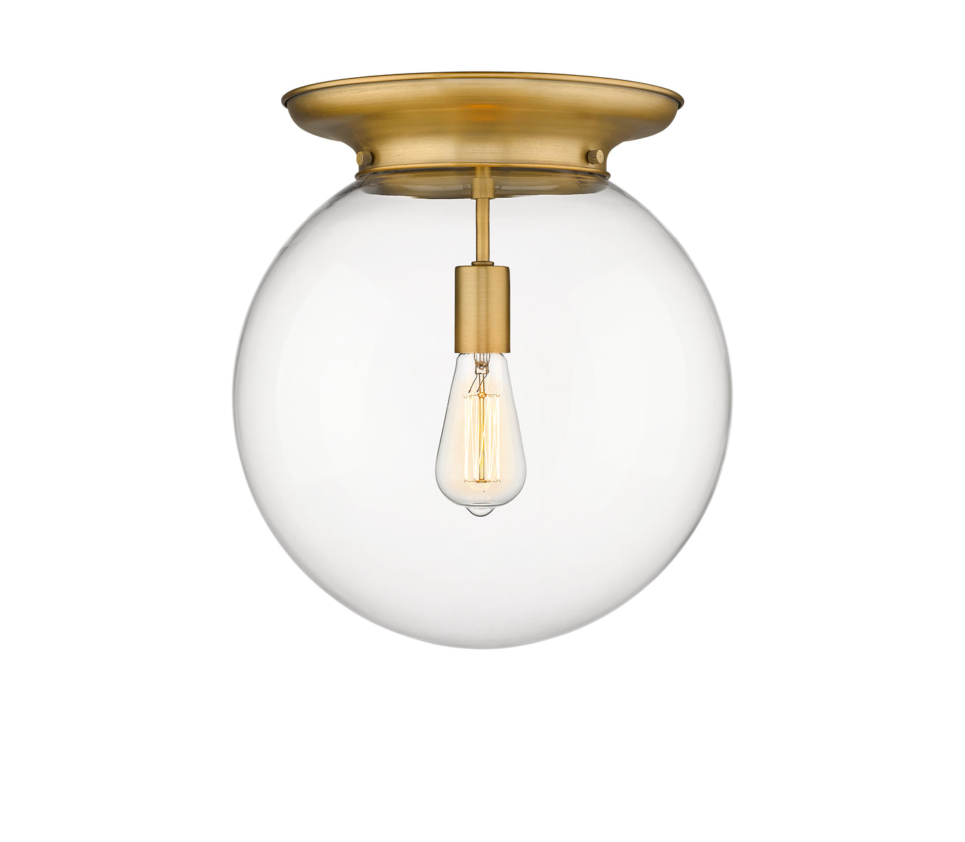 Essex Flush Mount Satin Nickel Cast Brass