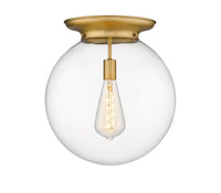 Essex Flush Mount Satin Nickel Brass