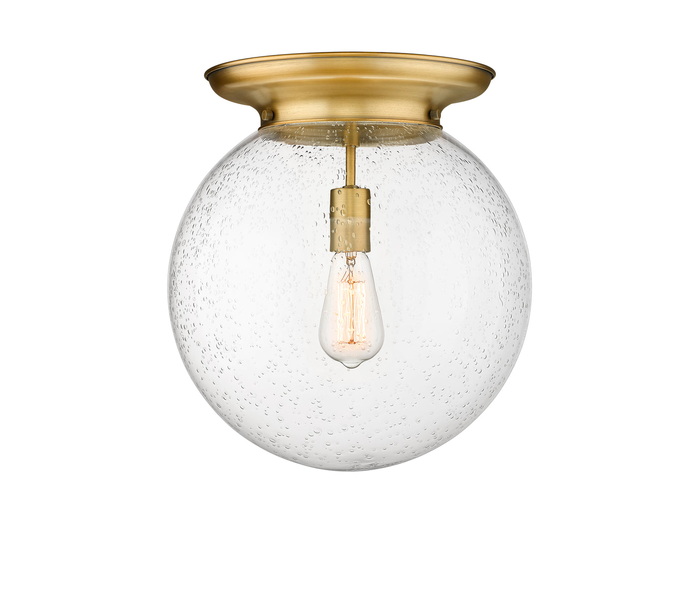 Essex Flush Mount Satin Nickel Cast Brass
