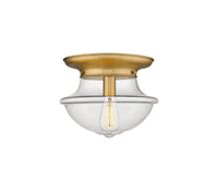 Essex Flush Mount Satin Nickel Cast Brass