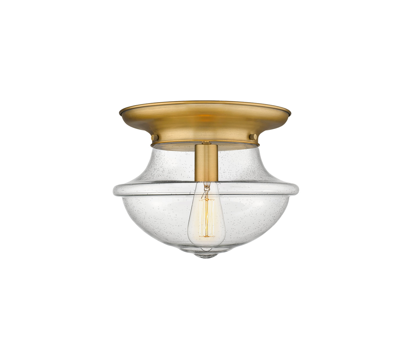 Essex Flush Mount Satin Nickel Cast Brass