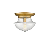 Essex Flush Mount Satin Nickel Cast Brass