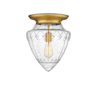 Essex Flush Mount Satin Nickel Cast Brass