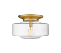 Essex Flush Mount Satin Nickel Cast Brass