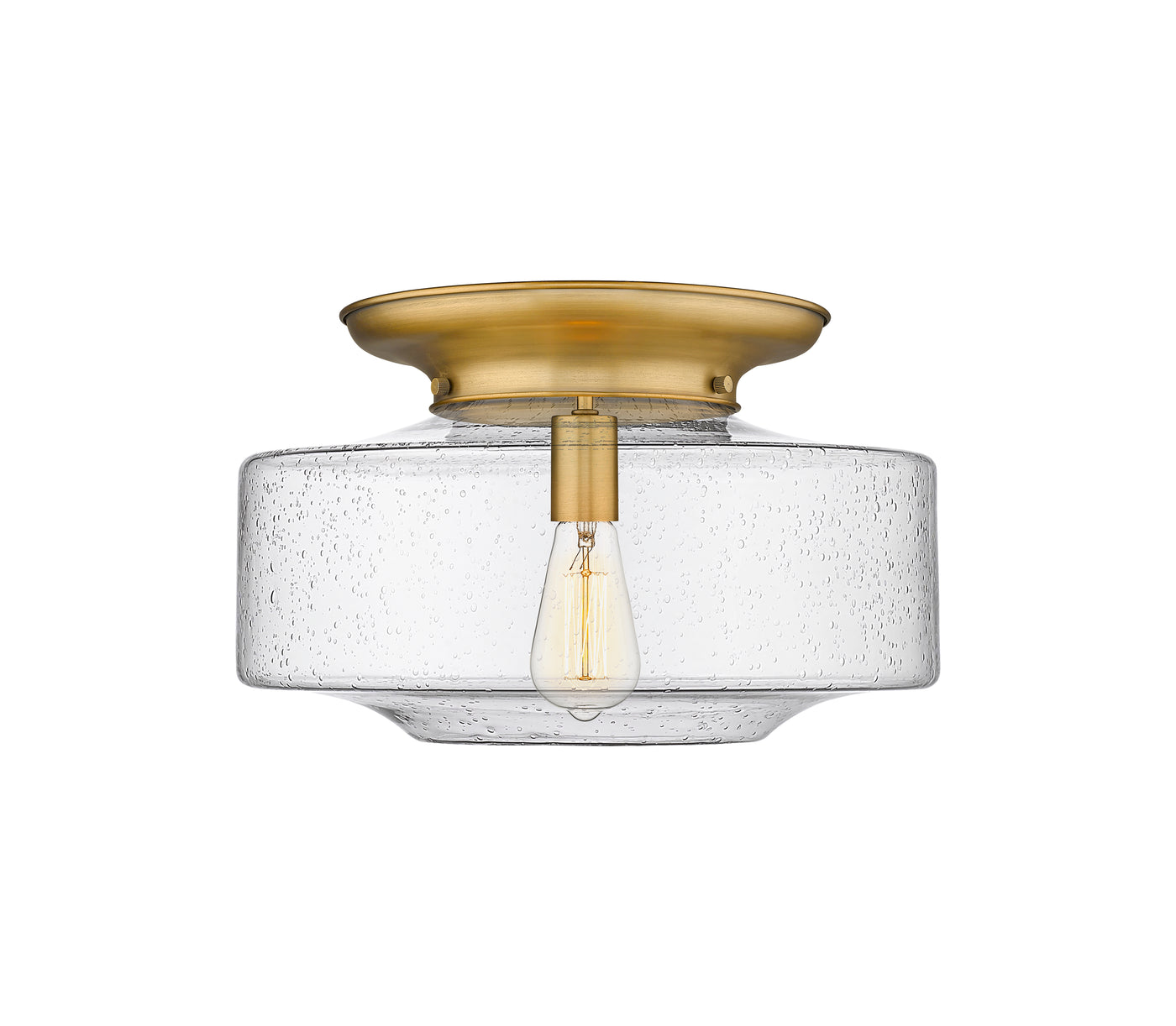 Essex Flush Mount Satin Nickel Cast Brass