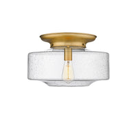 Essex Flush Mount Satin Nickel Cast Brass