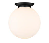 Essex Flush Mount Satin Nickel 15.75 Inch