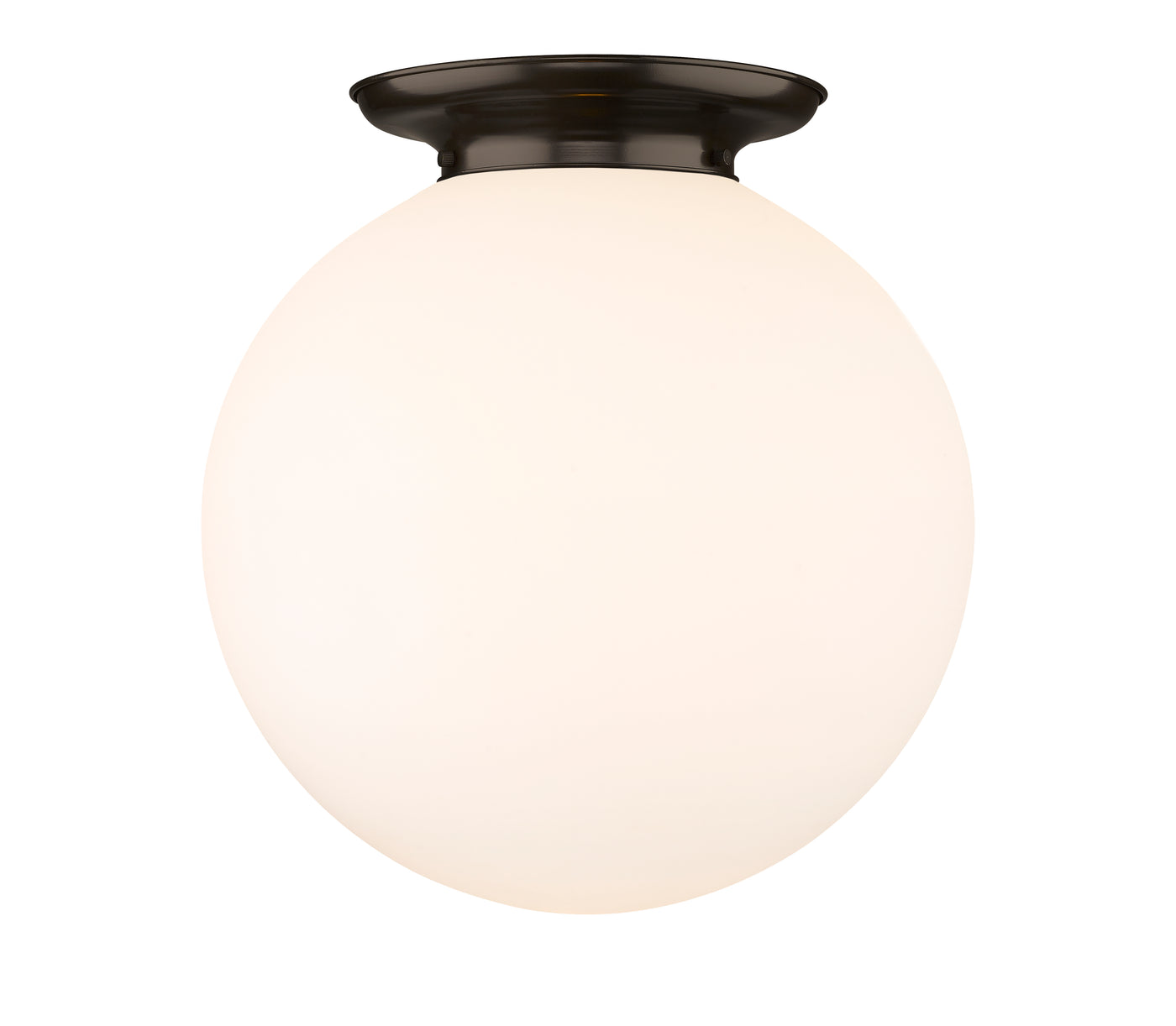 Essex Flush Mount Satin Nickel 15.75 Inch