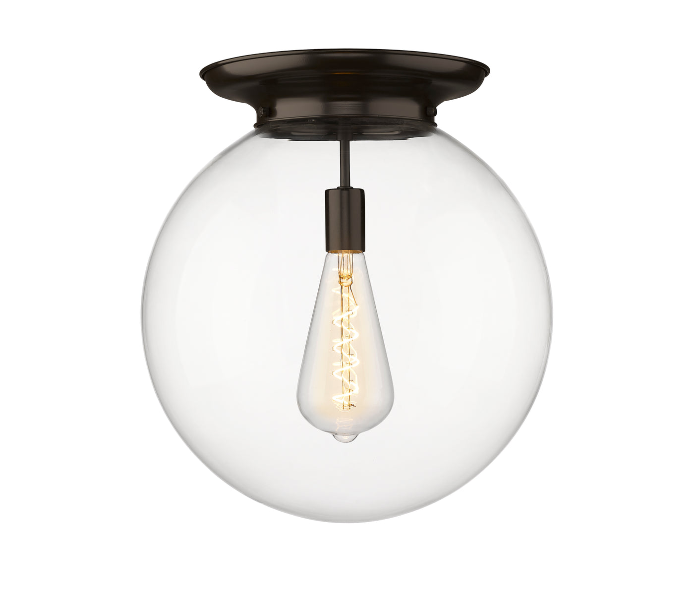 Essex Flush Mount Satin Nickel Brass