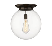 Essex Flush Mount Satin Nickel Brass
