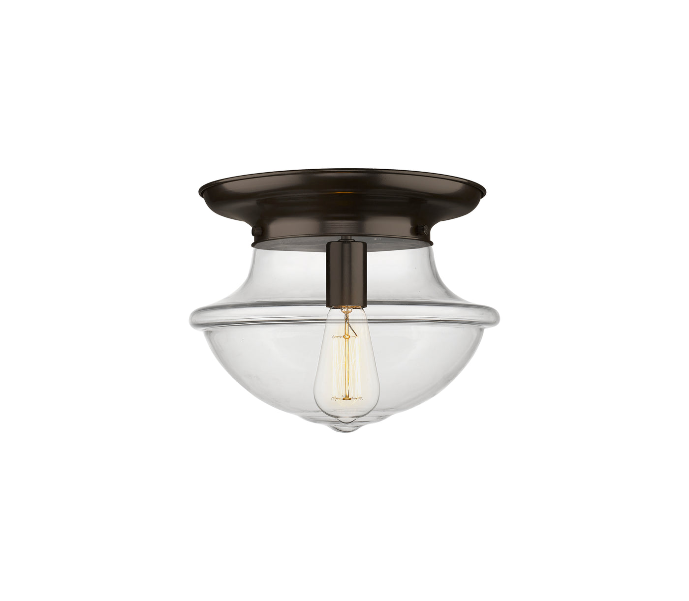 Essex Flush Mount Satin Nickel Cast Brass